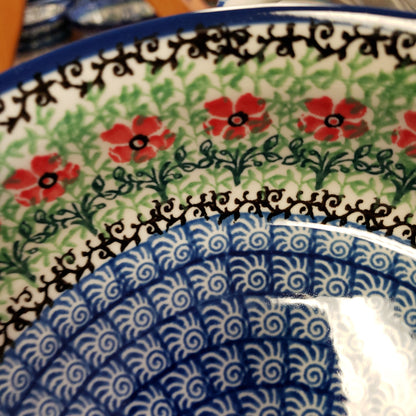 Baker~ Round w/ Handles ~ 8" 419~1916 ~ Marachino Cherries PF0323