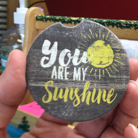 Coaster Absorbent Car - You Are My Sunshine